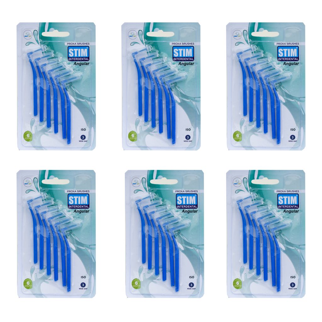 Stim Interdental Angular Brush Pack Of 6