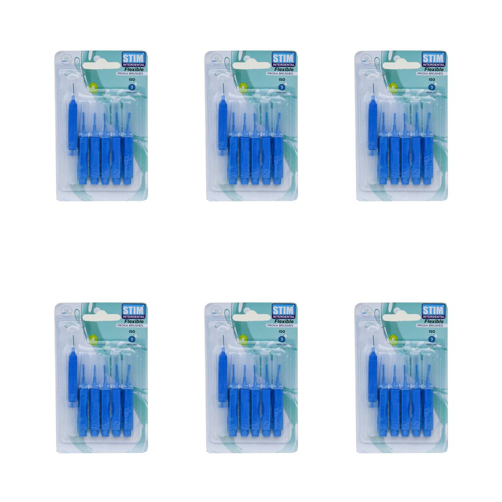 Stim Interdental Flexible Proxa Brush Pack Of 6
