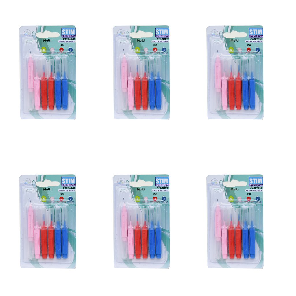 Stim Interdental Flexible Proxa Brush Pack Of 6